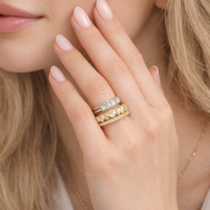 Radiant Luxe Stackable Ring Set