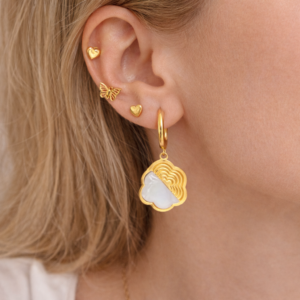 Golden Charm Multi-Earring Set