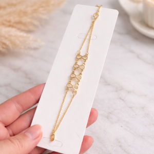 Infinity Grace Gold Chain Bracelet